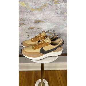 Nike Waffle Debut Shoes Womens Size 7.5 Sesame Desert Sneakers DH9523-200